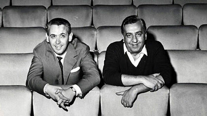 Garinei e Giovannini, una straordinaria coppia di impresari, di registi e autori che hanno fatto, letteralmente, la storia della commedia musicale italiana