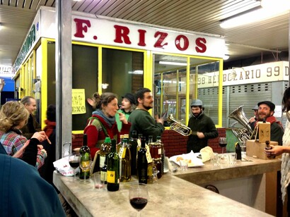 Madrid. Bar en el Mercado de San Fernando