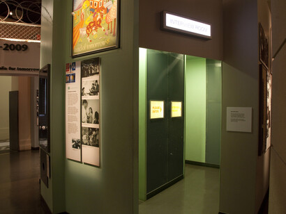 Getting in, exhibition view. Courtesy of Immigration Museum