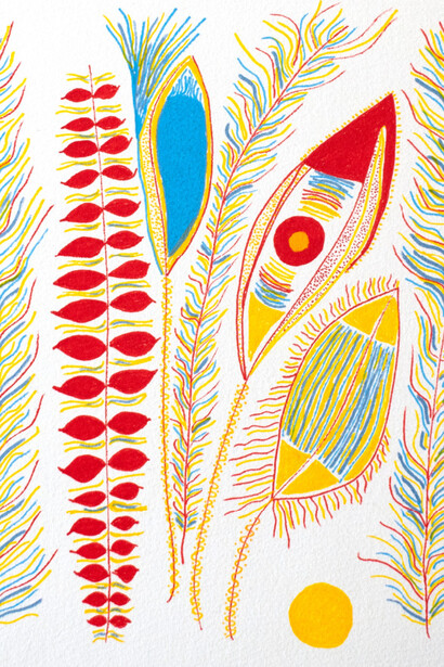 Vermillion, Coves (2), 2025. Courtesy of Fountain House Gallery