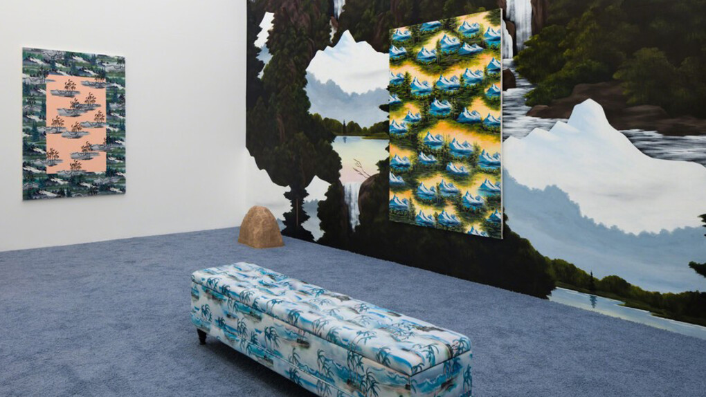 Misty Rock, Exhibition view. Courtesy of Anat Ebgi