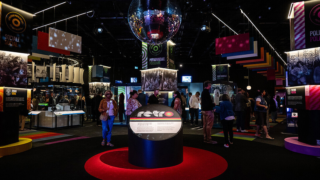 Retro – Popular music in Canada from the ’60s, ’70s and ’80s, exhibition view. Courtesy of Canadian Museum of History