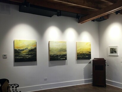 Lillian Abel. Past to Present, Exhibition view. Courtesy of The Taj Art Studio Gallery