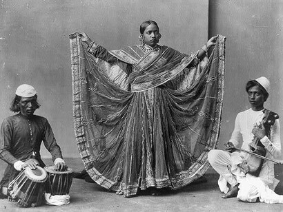 This is a kathak dance performance