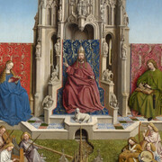 Workshop of Eyck, Jan van, The fountain of grace, 1440 - 1450. Courtesy of Museo Nacional del Prado