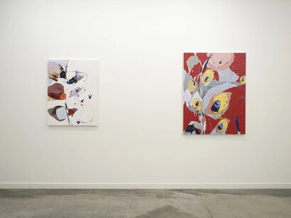Joseph Hart, Songs against themselves, exhibition view. Courtesy of Romer Young Gallery