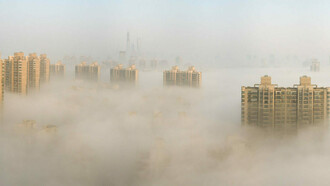 Smog in Shanghai