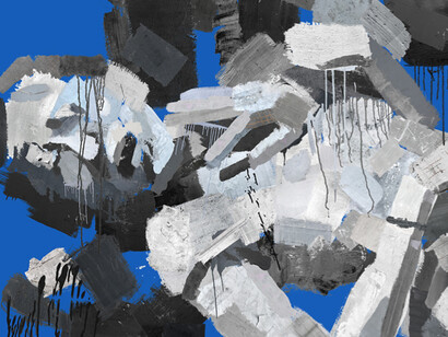 Assembling Found Images. Courtesy of Leo Gallery