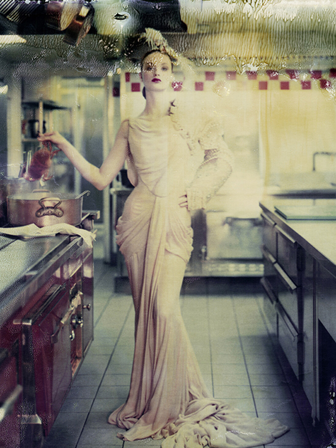 Cathleen Naundorf (German, b. 1968): MY Little Darling, Dior – Haute Couture winter
2006 – N°30, 2009
Chromogenic print from original polaroid, 43 x
32 inches (110 x 80 cm).
© Cathleen Naundorf / Courtesy Edwynn Houk
Gallery, New York & Zürich