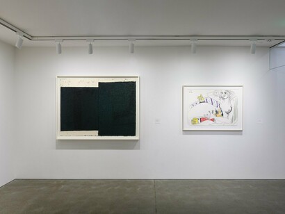 Installation View, Works on Paper, 2024. Photo credits: Shaun Roberts. Courtesy of Berggruen Gallery