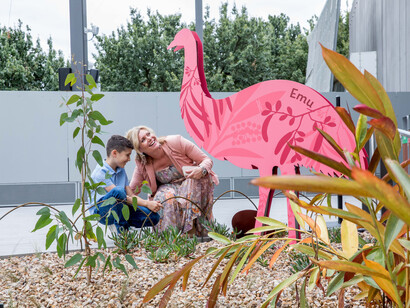 Gandel Gondwana garden, exhibition view. Courtesy of Melbourne Museum
