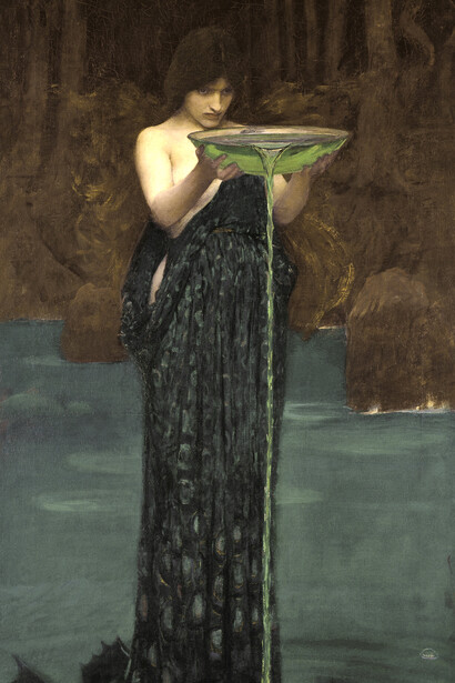 John William Waterhouse; Circe invidiosa, 1892 (detalle)