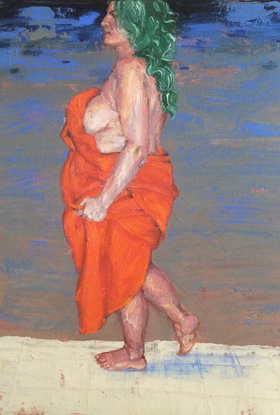Mira Kliger. Batsheva (2). Oil on Canvas 30 x 24 cm