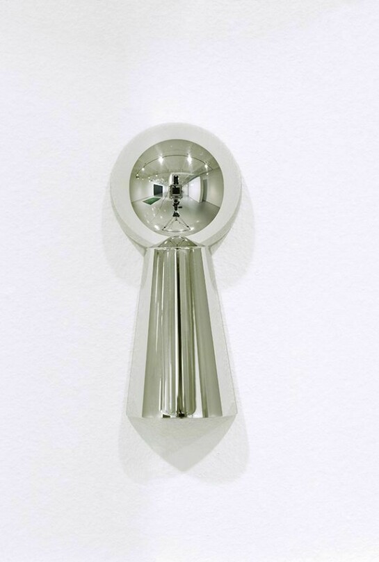 Iran do Espírito Santo, Untitled (Keyhole), 1999, Stainless steel, 8 x 3.6 x 1.8 cm , Collection Irish Museum of Modern Art, Donation, Artist, 2010