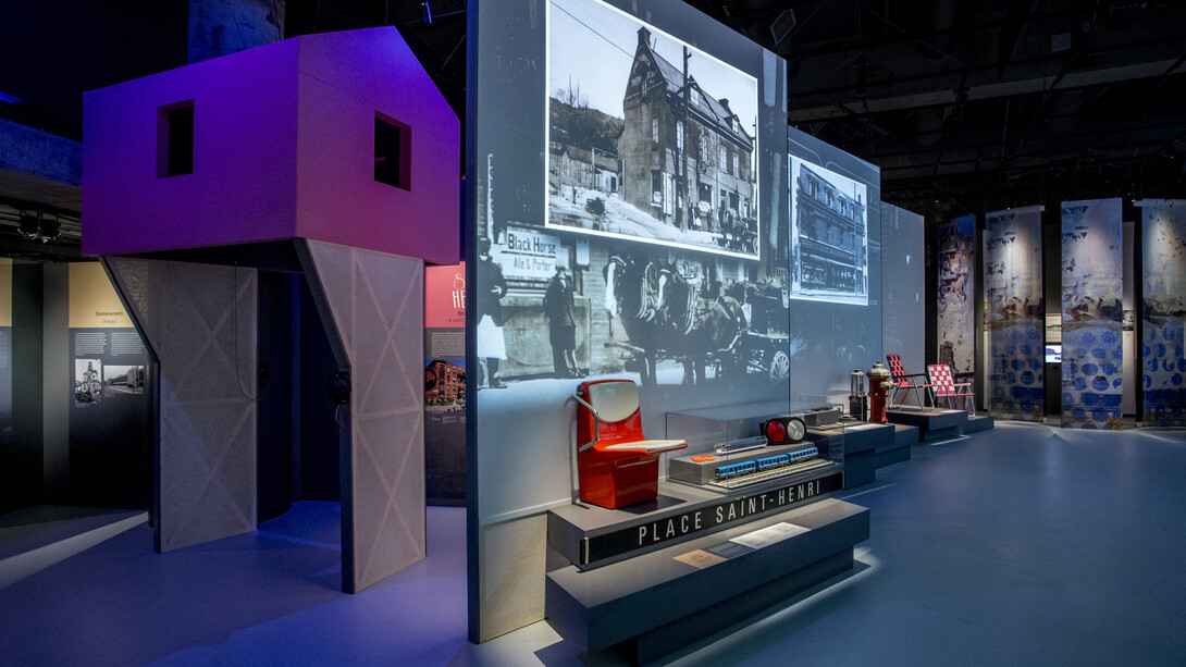 Saint-Henri, le cœur à l'ouvrage, vue de l'exposition. Avec l'aimable autorisation de Pointe-à-Callière