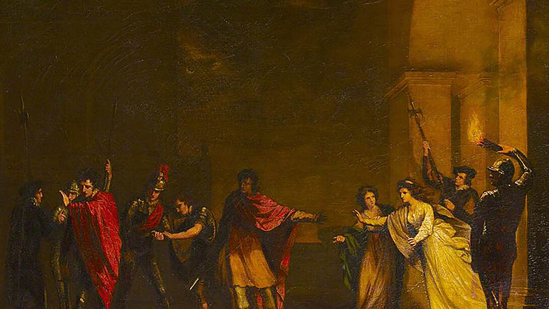 John Opie: "A Council Chamber" (The Night Brawl with Cassio and Roderigo / Disturbance of Othello and Desdemona from William Shakespeare's *Othello*, Act II, Scene iii)