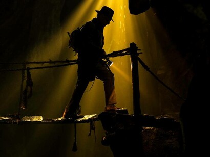 A still from one of the four Indiana Jones films starring Harrison Ford