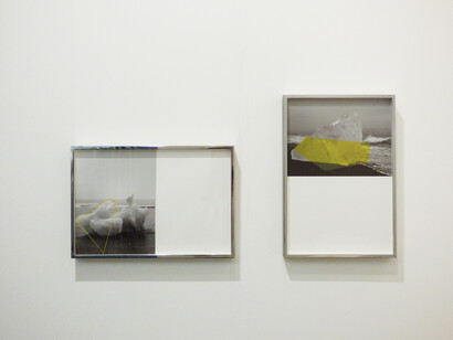 Amy Stephens, Freeze.Thaw I and II, 2015, Silkscreen, aluminium frame, 42 x 30 cm / 30 x 42 cm, Diptych, Edition of 30 + 1AP