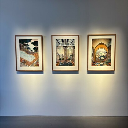 Alexis Bruchon, Wanderings, exhibition view. Courtesy of Philippe Labaune Gallery