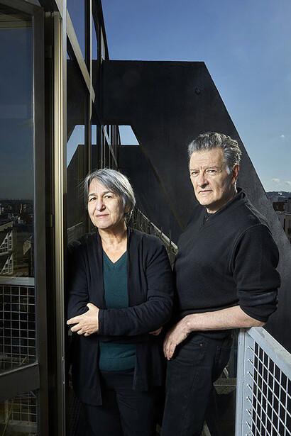 Anne Lacaton et Jean-Philippe Vassal.Animés par ce souci à la fois social et environnemental, ils nous laissent penser qu’une architecture intelligente saura prendre soin des habitants dans le futur
© Bruno Levy - Divergence images