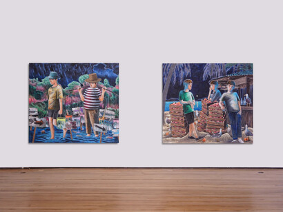 Simon Ko, Dreams apart, exhibition view. Courtesy of Nathalie Karg Gallery