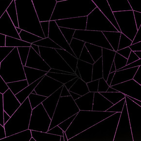 Carlos Rolon/Dzine (b. 1970), Untitled (Black Ice), Mirror and crystalline on aluminum panel, 101.6 x 203.2cm (40 x 80 inches)