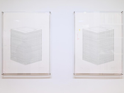 Analia Saban, Data center, exhibition view. Courtesy of Gemini G.E.L. at Joni Moisant Weyl