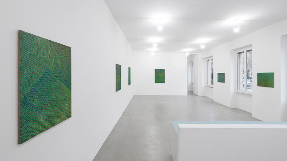 Mario Nigro, Spazio totale, veduta dell’esposizione. Cortesia della Galleria A arte Invernizzi 
