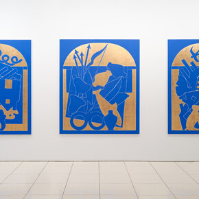 Installation view: Francesco Clemente: Angelus Novus, Artworks © Francesco Clemente; Photo by Argenis Apolinario. Courtesy the artist and Vito Schnabel Gallery