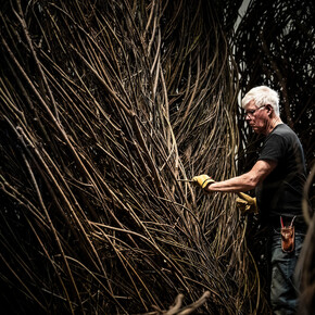Patrick Dougherty. Courtesy of BYU Museum of Art