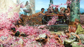 Le rose di Eliogabalo, Lawrence Alma-Tadema, 1888, Collezione Juan Antonio Pérez Simón, Messico