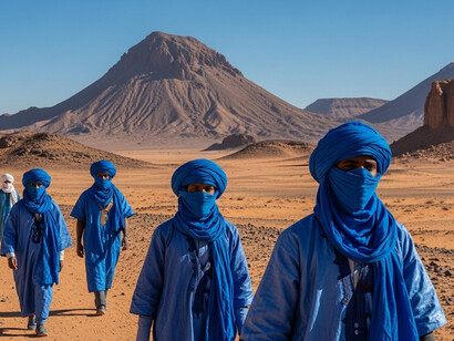 El verdadero corazón místico de Argelia, sin embargo, late en el Sáhara, la tierra de los tuareg, los «hombres azules». Sahara argelino, Algelia