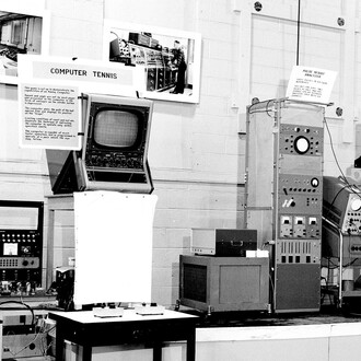 Tennis for two, 1958

Copyright: Brookhaven National Laboratory