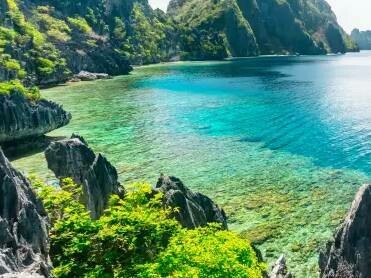 The tranquil and picturesque setting of the Philippines