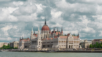 O Castelo de Buda em Budapeste tem sua construção datada em 1500