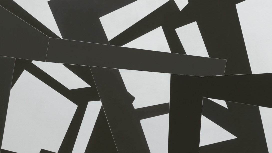 Jedd Novatt, South London II, 2018, 131 x 198cm. Courtesy Waddington Custot