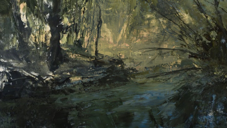 One River, One Creek. Courtesy of Oliver Sears Gallery