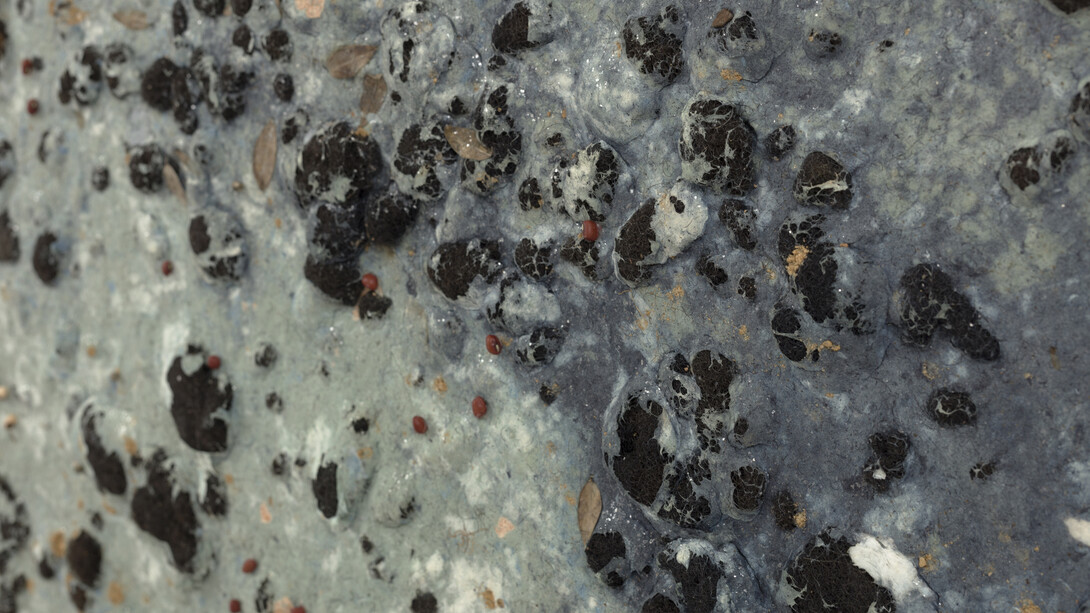 Adebunmi Gbadebo, Blowing through my ears? (detail), 2025. Courtesy of Nicola Vassell Gallery. Photo by Lance Brewer