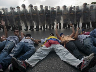 Protestas en Caracas