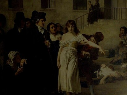 «Pinel a los locos en Salpêtrière en 1795» (1876), Tony Robert-Fleury