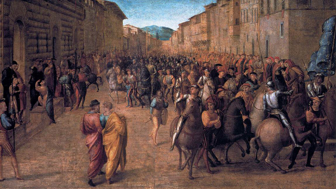 Francesco Granacci, L'entrata di Carlo VIII a Firenze