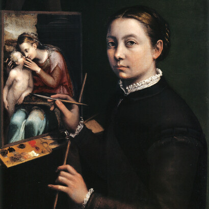 Sofonisba Anguissola, Autoritratto