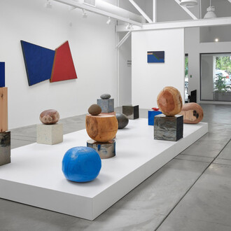 Jesse Schlesinger and Manfredo de Souzanetto, exhibition view. Courtesy of Anthony Meier Fine Arts