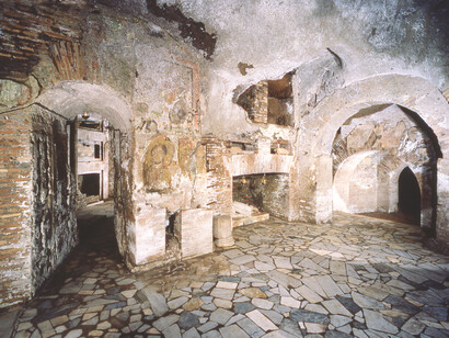 Cripta de San Callisto y Santa Cecilia (Roma, Italia)