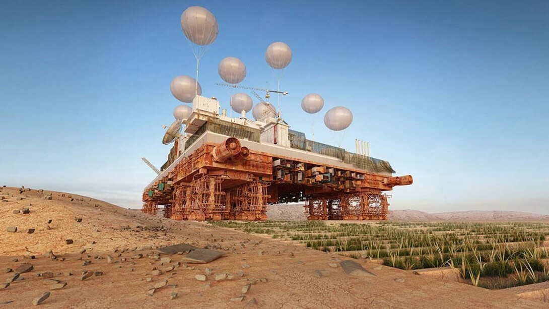 Malka Architecture,
The Green Machine, 2014.

Architecture project. Courtesy of the artists.