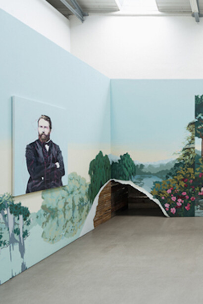 Melora Kuhn, The Drawing Room, Exhibition view, courtesy Galerie EIGEN + ART Leipzig/Berlin