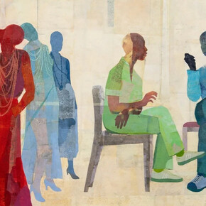 Jite Agbro, Palavar (detail), 2025. Courtesy of Rele Gallery