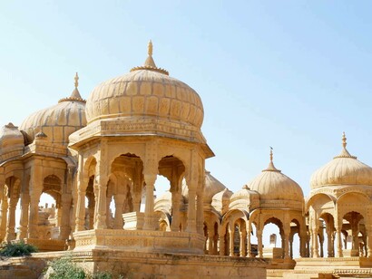 The elegant and stunning pieces of architecture at Bada Bagh Jaisalmer, India