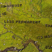 Oliver Ressler, Arctic permafrost is less permanent than its name suggests, 2019, digital print,cm 102,36x80,69, courtesy The Gallery Apart Rome