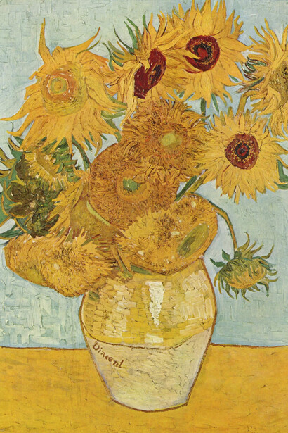 Vincent van Gogh. Los girasoles. 1888. Neue Pinakothek, Múnich,